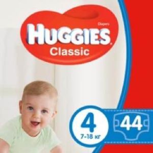 Підгузки Huggies Classic 4 (7-18 кг) 44шт