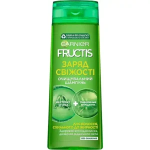 Шампунь Fructis Заряд свіжості для нормального волосся, схильного до жирності 400 мл Garnier