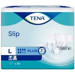 Підгузки для дорослих Tena Slip Plus розмір L, 30 шт(92-144см)