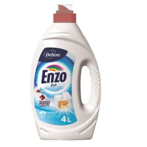 2w1 Гель для прання Deluxe Enzo 2w1для білих 4 л