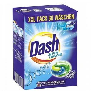 Капсули для прання Dash 3в1 Універсальні Alpen Frische 60 шт