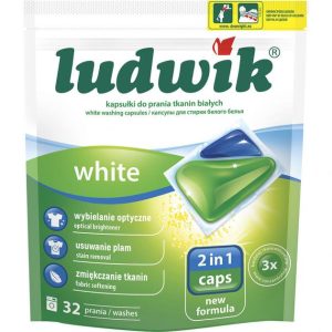 Капсули для прання білого Ludwik 32 шт