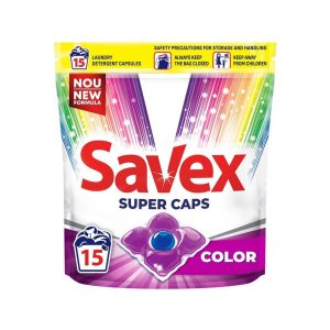 Капсули для прання Super Caps COLOR 15 шт Savex
