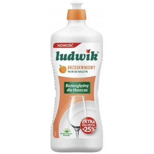 Засіб для миття посуду Ludwik з екстрактом персика, 900 мл
