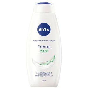 Гель-догляд для душу NIVEA Крем та алое 750 мл