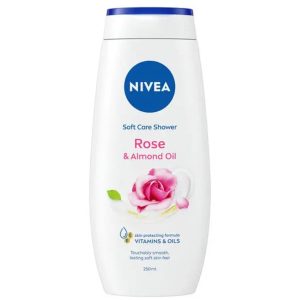 Гель-догляд для душу NIVEA Троянда та мигдалева олія 250 мл