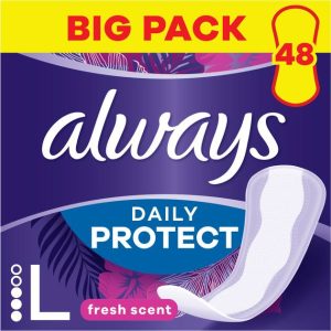Щоденні прокладки Always Daily Protect Long Свіжий аромат 48 шт