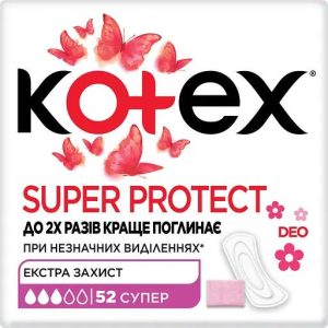 Щоденні прокладки Kotex Deo Super 52 шт.