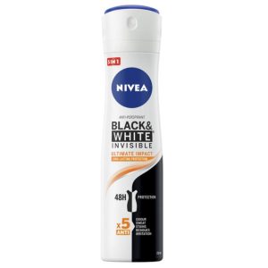 Антиперспірант NIVEA Чорне та Біле Невидимий: Ultimate Impact 150 мл (4005900761125/5900017074269/4006000026824)