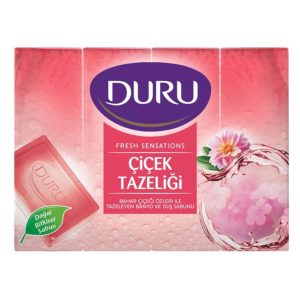 Мило DURU Fresh Sensations екопак Квіткова хмара 4 х 150 г (8690506494582)
