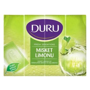 Туалетне мило для душу Duru Фреш Сенсейшнс Лайм 4 х 150 г (8690506498887)