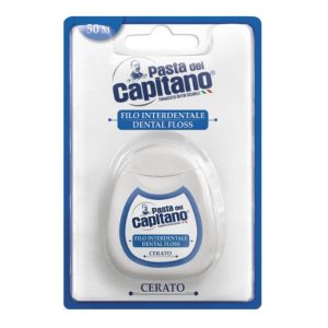 Зубна нитка Capitano Воскована 50 м (8002140033803)