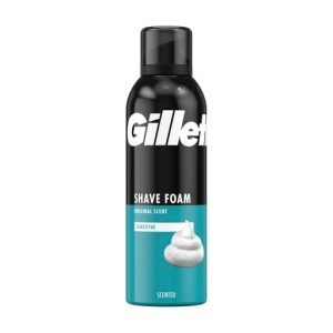Чоловіча піна для гоління Gillette для чутливої шкіри, 200 мл