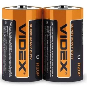 Батарейки Videx сольова D (LR20) 1 шт