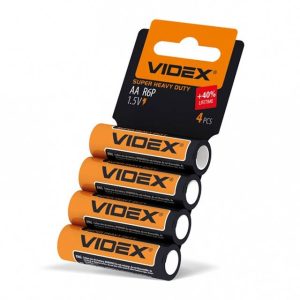 Батарейки сольові R06P/AA CARD 1шт