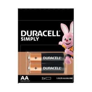 Лужні батарейки пальчикові Duracell 1,5 V АA LR6