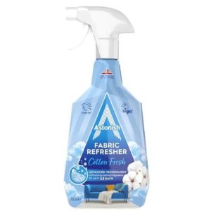 Нейтралізатор запахів для килимових покриттів і одягу Astonish Fabric Refresher Cotton Fresh 750 мл
