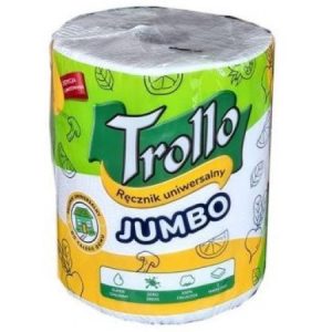 Паперові рушники Trollo Jumbo 2 шари 1 рулон