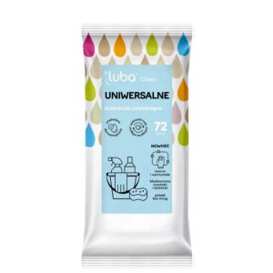 Вологі серветки Luba CLEAN для прибирання універсальні 72 шт.